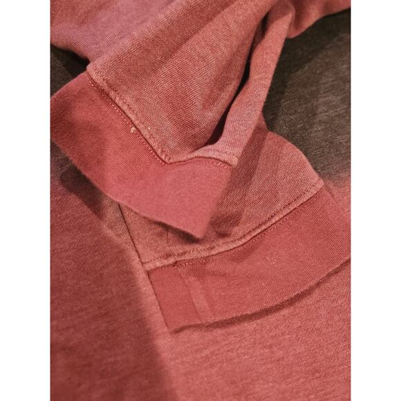 Natural life ombre tiedye crewneck pockets red black womens large oversized - Picture 6 of 8